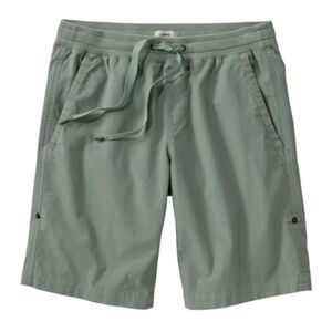 L.L. Bean Women's Stretch Ripstop Pull-On Shorts 1X Plus Sage Green EUC Hiking